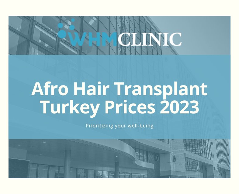 Afro Hair Transplant Turkey Prices 2023